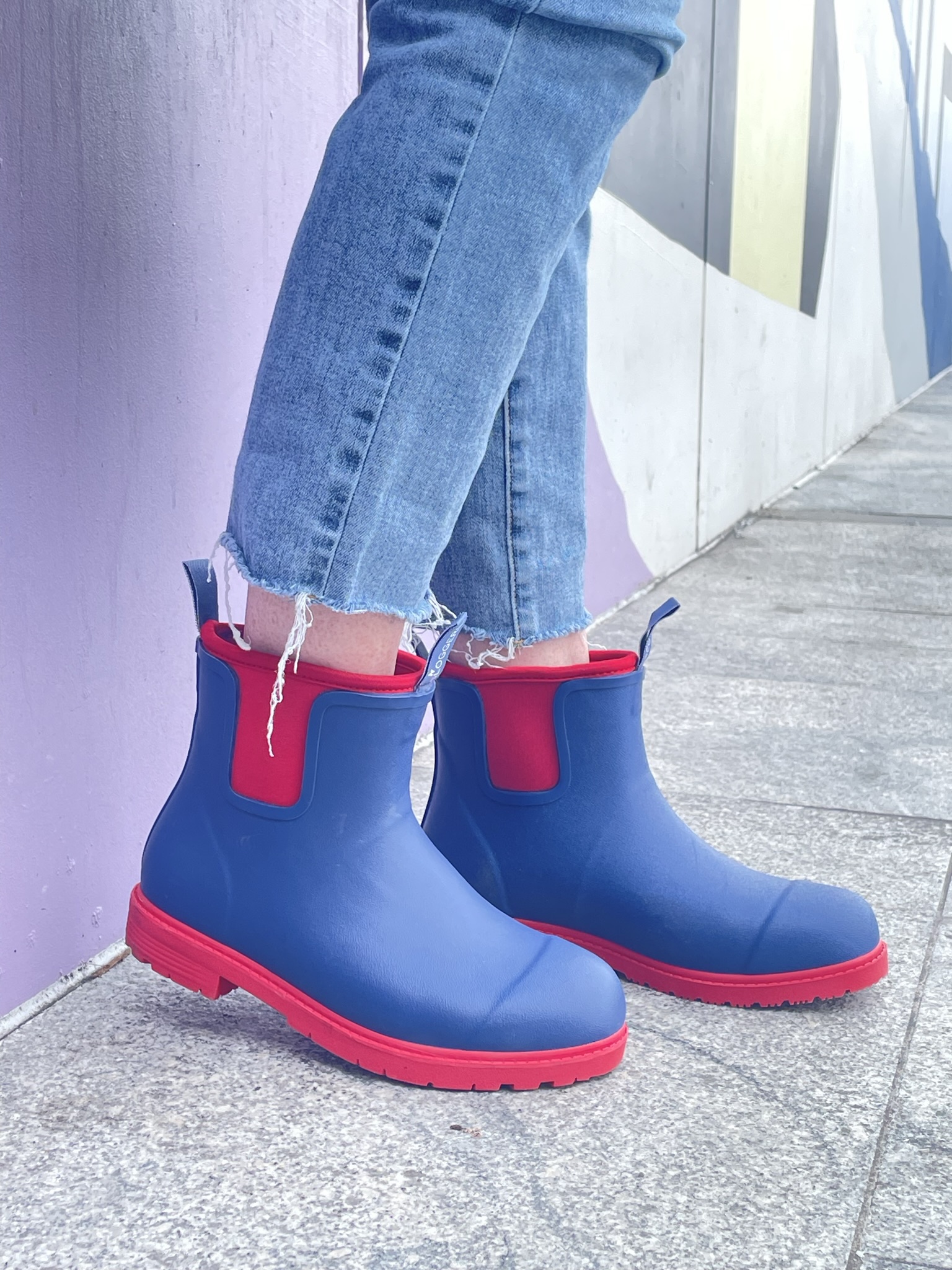 Outnabout Boot in Navy/Red | Women's Waterproof Boots